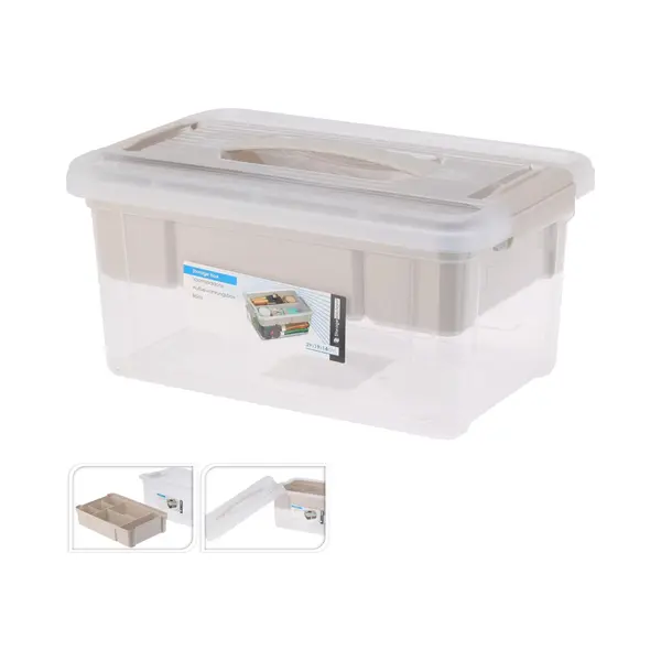 Storage solutions Opbergbox Kunststof Met Inzet 5L thumbnail