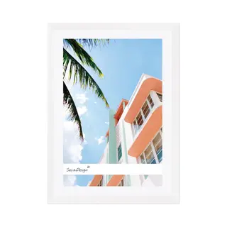 Fotolijst - SecaDesign - Fika - 40x60 / 30x45 Cm Fotomaat Met Passe-partout - Wit - Fotokader