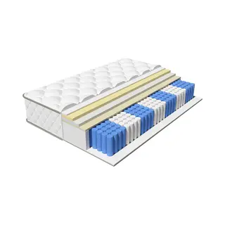 Elekiatech Matras 120 X 200 Cm-22 Cm Dik - Eenpersoonsmatrassen - Anti-Allergische - Pocketvering Matras Met 9-laags Composietstructuur