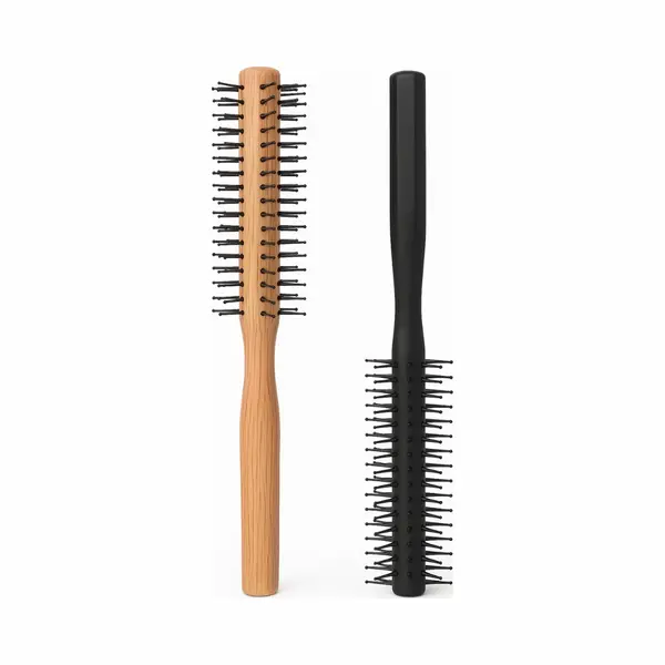Cocho® Ronde Haarborstels - 2 Stuks - Houten Borstels Met - Antistatisch En Hittebestendig thumbnail