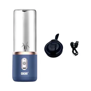 Cocho® Blender To Go - Smoothie Maker - Blauw - Oplaadbare Mini Blender - Smoothies & Shakes - Draadloos & Draagbaar - Fruit Mixer - Usb Oplaadbaar -