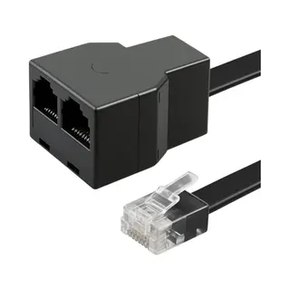Twenty4seven® Passieve P1 Splitter - 6 Poort - Geschikt Voor HomeWizard & P1 Meter - RJ11(v) & 2x RJ11(v) - Wifi Verbruiksmeter Dongle - Laadpaal En