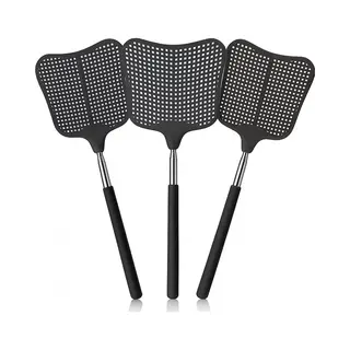 Twenty4seven® Vliegenmepper Set - 3 Stuks - Uitschuifbare Muggenvanger & Vliegenvanger - Tegen Vliegen & Insecten