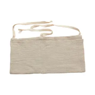 Mylinsé Hydrofiele Baby Boxopbergtas – Grote Boxzak Organiser Groter Formaat Voor Ledikant, Peuterbed & Kinderkamer – Beige (Groter Formaat) – Katoen
