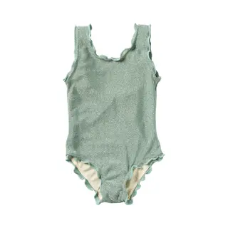 Salted Stories Glitter Swimsuit Zwemkleding Meisjes - Groen - Maat 62/68