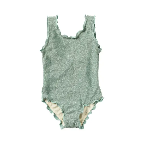 Salted Stories Glitter Swimsuit Zwemkleding Meisjes - Groen - Maat 62/68 thumbnail