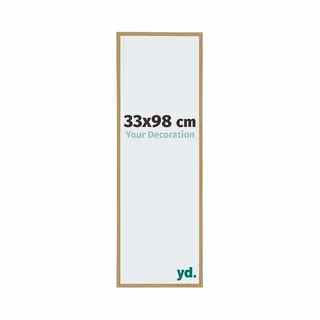 yd. Your Decoration - Fotokader 33 X 98 Cm – Beuken Licht – Kunststof Fotokader Met Acrylglas – Ontspiegeld – Doos 33 X 98 Cm – Evry