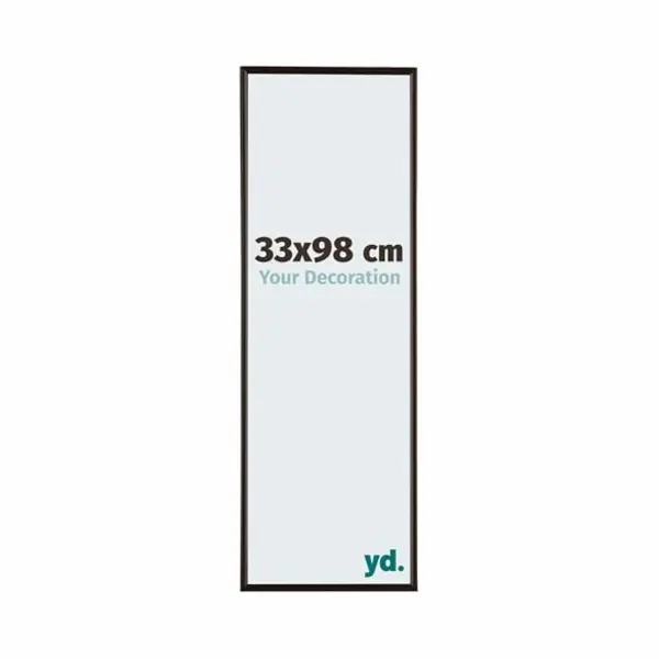 yd. Your Decoration - Bilderrahmen 33x98 Cm - Antrazit - Bilderrahmen Aus Kunststoff Mit Acrylglas - Antireflex - 33x98 Rahmen - Evry thumbnail