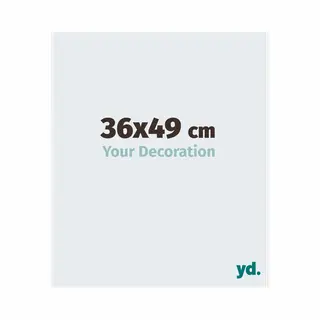 Your Decoration Fotokader 36x49 Cm - Wit Hoogglans - Kunststof - Evry