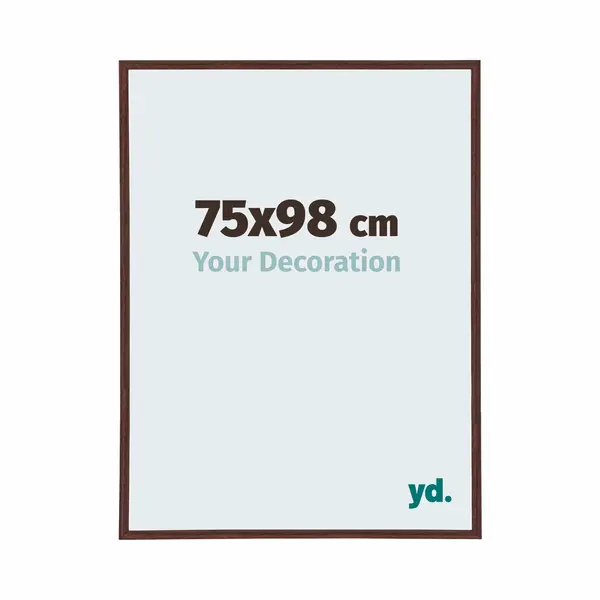Yd. Your Decoration - Bilderrahmen 75x98 Cm - Braun - Bilderrahmen Aus Kunststoff Mit Acrylglas - Antireflex - Rahmen 75x98 Cm - Annecy thumbnail