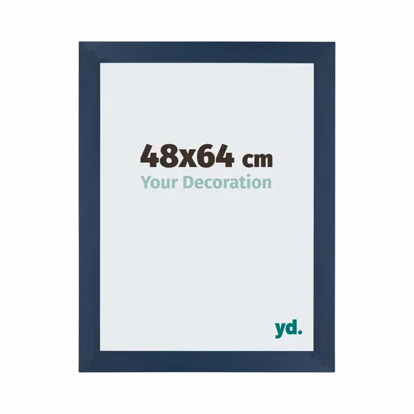 Your Decoration Fotokader 48x64 Cm - Donkerblauw Geveegd - Mdf - Mura thumbnail