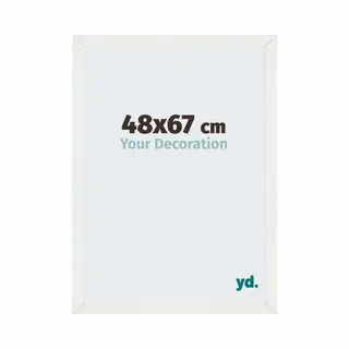 Your Decoration Fotokader 48x67 Cm - Wit Geveegd - Mdf - Mura