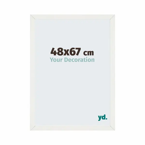 Your Decoration Fotokader 48x67 Cm - Wit Geveegd - Mdf - Mura thumbnail