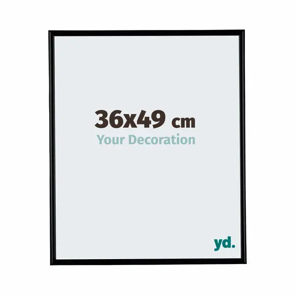Your Decoration Fotokader 36x49 Cm - Zwart Mat - Kunststof - Bordeaux thumbnail