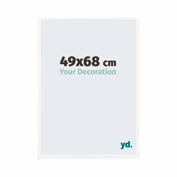 Your Decoration Fotokader 49x68 Cm - Wit Hoogglans - Kunststof - Bordeaux thumbnail