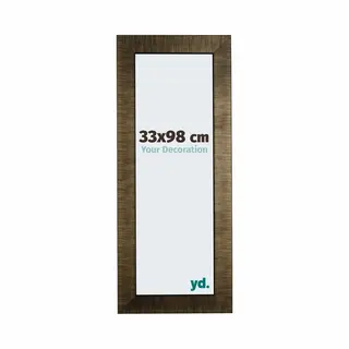 Your Decoration Fotokader 33x98 Cm - Champagne Geborsteld Hout Leeds