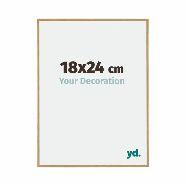 Yd. Your Decoration - Bilderrahmen 18x24 Cm - Buche Hell - Bilderrahmen Aus Kunststoff Mit Acrylglas - Antireflex - 18x24 Rahmen - Evry thumbnail