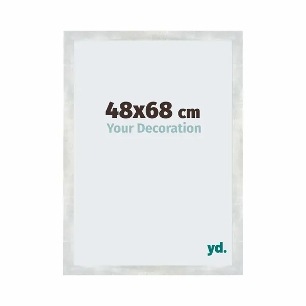 Your Decoration Fotokader 48x68 Cm - Zilver Glanzend Vintage - Mdf - Mura thumbnail