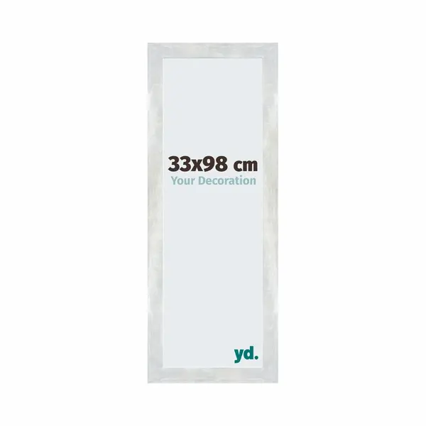 yd. Your Decoration - Puzzellijst 33x98 Cm - Zilver Glanzend Vintage - Puzzellijst 500-1000 Stukjes - Mdf Fotolijst - Mura thumbnail