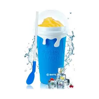 Botc Slushy Maker - Slush Puppy Maker - Slushy Cup - Bpa Free - IJscrusher - Blauw