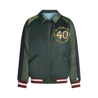 Scotch & Soda Tussenjas 'The 40th Annive' Geel / Groen