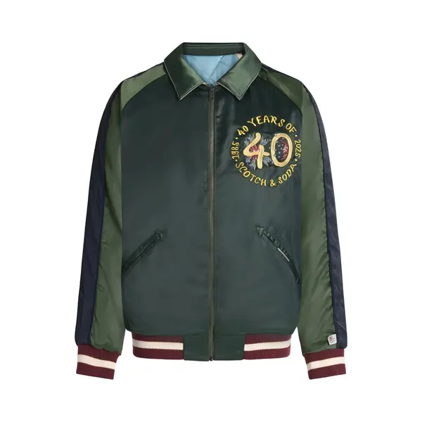 Scotch & Soda Tussenjas 'The 40th Annive' Geel / Groen thumbnail