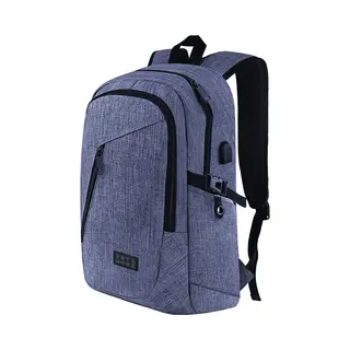 Trvlmore 25L Rugzak - Rugtas Met 15, 6 Inch Laptopvak - Schooltas - Spatwaterdicht - Heren En Dames - Jongens En Meisjes - Blauw