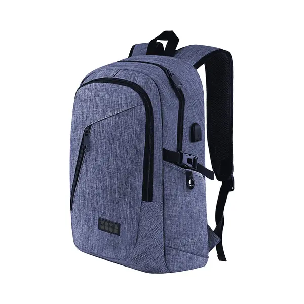 Trvlmore 25L Rugzak - Rugtas Met 15, 6 Inch Laptopvak - Schooltas - Spatwaterdicht - Heren En Dames - Jongens En Meisjes - Blauw thumbnail