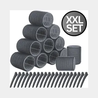 Renalux - Haarrollers Xxl Set - Krulspelden - Heatless Curls - Haar Rollers Zelfklevend - Kleefrollers - Haarrollers Groot Voor Krullen - Krullen