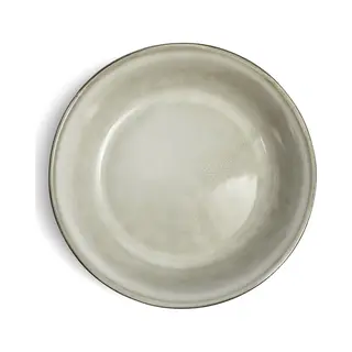 Vidi Sapore Pastaborden 6 Stuks – Ø17, 5 Cm Diepe Borden – Serviesset 6 Peroons – Bordenset 6 Persoons - Parelwit