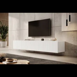 Meubella Tv-Meubel Pepinos - Wit - 200 Cm
