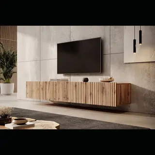 Meubella - Tv-Meubel Pepinos - Eiken - 200 Cm
