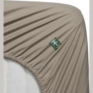 Beddinghouse Percale Katoen - Topper Hoeslaken - 180x220 - Zand