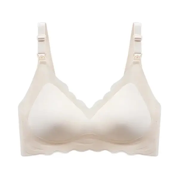 Wow Peach - Soft Seamless Voedings Bh - Padded Beha - Zonder Beugel - Naadloos - Borstvoeding - Nursing - Mama - Comfort - Silky - Ademend - Kleur, thumbnail
