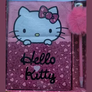 Hello Kitty - Notitieboekje - Pompom Pen