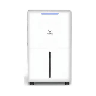 Vibrix DryFlow6 Luchtontvochtiger – 6L Per Dag – Wasdroogfunctie – Stil & Energiezuinig – Ontvochtiger Voor Badkamer, Kelder, Zolder &