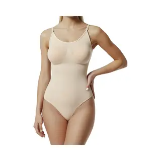 Shapetape Corrigerende Body Dames - Beige - Maat L - Naadloos - Corrigerende Bodysuit - Onzichtbare Body - Bodysuit Zonder Beugel - Corrigerend Ondergoed Dames