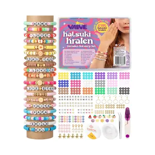 Vaive Katsuki Kralen Deluxe Starter Kit - 2485-delige Sieraden Maken Set - Knutselen Meisjes - Voor Kinderen - Knutselkoffer - Armband Maken -