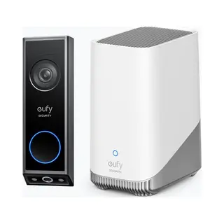 Eufy Security E340 Video Doorbell + HomeBase 3 S380 - Bundelvoordeel