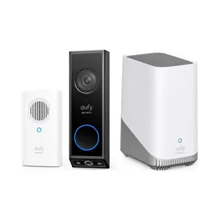 Eufy, Bel + Deurintercom, E340 Mit Chime + Homebase 3 S380 (WiFi)