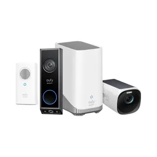 Eufy Security E340 Video Doorbell Met Chime + HomeBase 3 S380 + EufyCam 3 - Bundelvoordeel