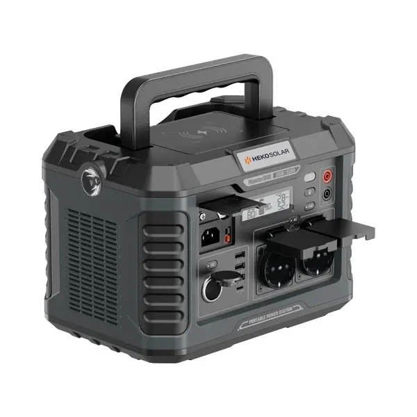 Heko Solar® Master 1000 - Powerstation - 1000W (2000W Piek) - 933Wh Capaciteit - Draagbaar - Geschikt Voor Zonnepanelen - Generator - Voor thumbnail