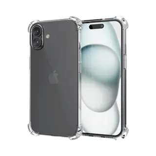 Solutionss4 Hoesje Geschikt Voor IPhone 16 Hoes Transparant Shock Proof