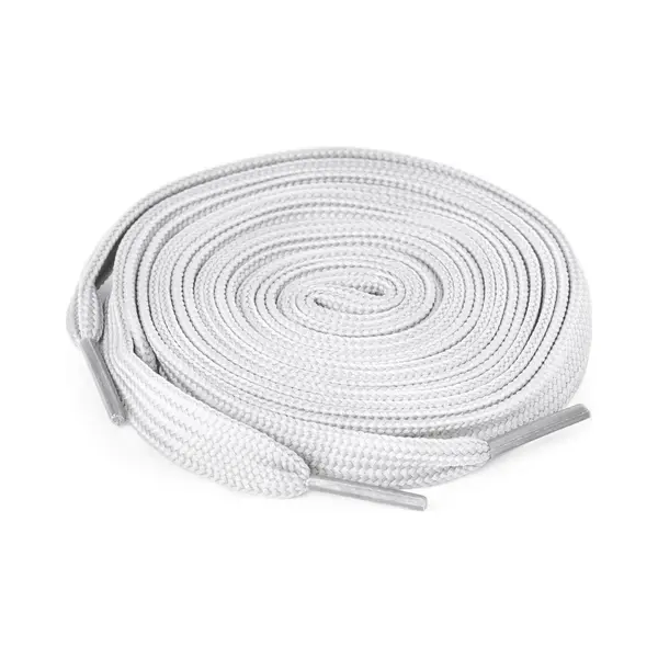 Ecorare® - Schoenveters Wit 120 Cm - Plat - Veters 120cm thumbnail
