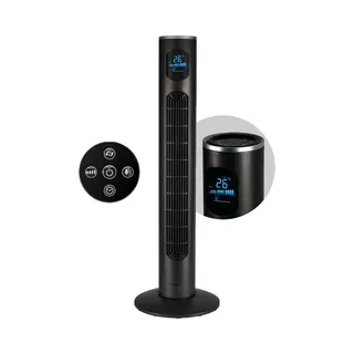 Kraft Turmventilator - Leiser Standventilator - 97 Cm - Anthrazit