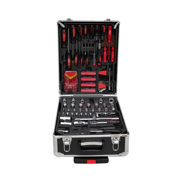 Aldorr Tools - 152 - Delige Gereedschapsset In Koffer - Toolbox - Gereedschapskoffer Gevuld - Gereedschapskist - Schroevendraaierset - Aluminium - thumbnail
