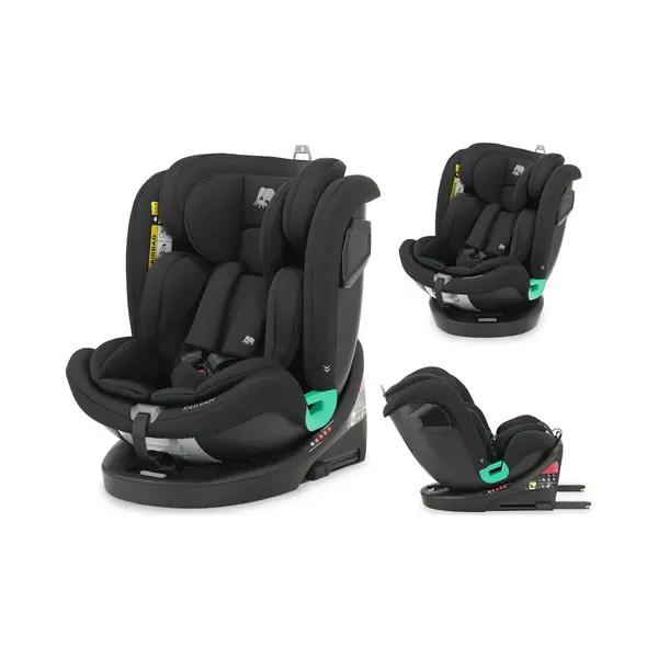 Deryan Colin Luxe I-size Autostoel - Groep 0-1-2-3 - Isofix - 360° Draaibaar - Zwart thumbnail