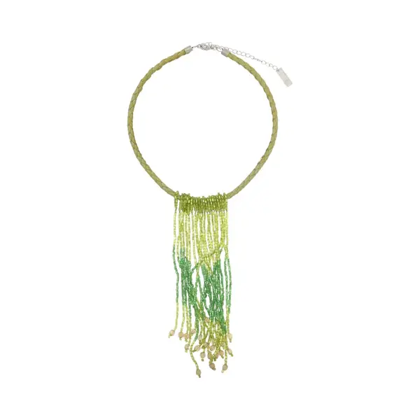 Behave - Gevlochten Ketting Rood - Trendy Accessoire Voor Dames thumbnail