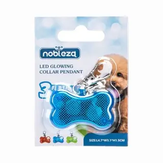 Nobleza Honden Veiligheidslampje - Veiligheidsverlichting Voor Hond - Hondenlampje - Blauw