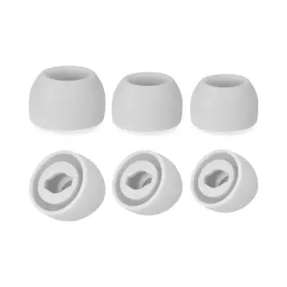 Ibley Siliconen Tips Voor Samsung Galaxy Buds Pro Wit - Siliconen Earplug - S/M/L Formaat - 3 Paar - 3 Maten